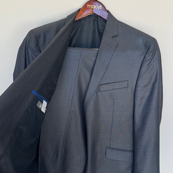 Kenneth Cole Reaction Charcoal Suit1